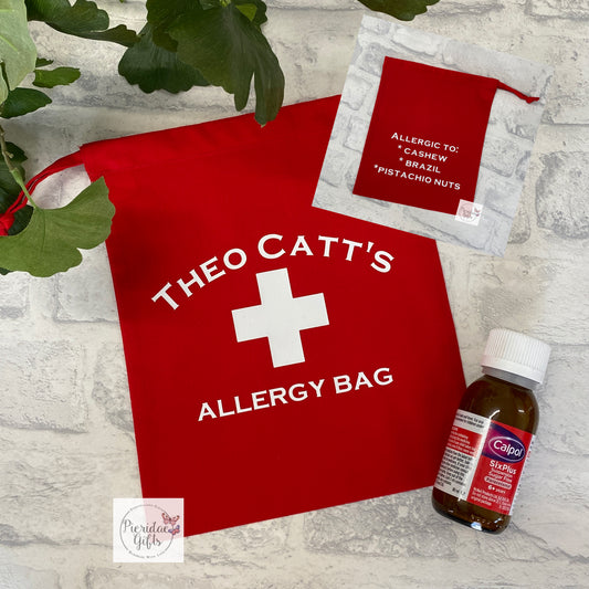 Personalised Allergy Bag