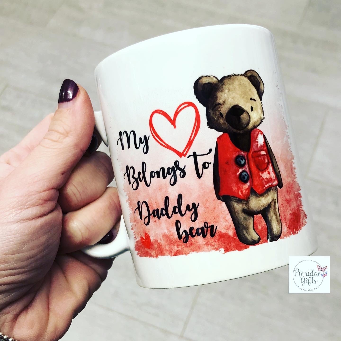 My Heart belongs too... Bear Mug