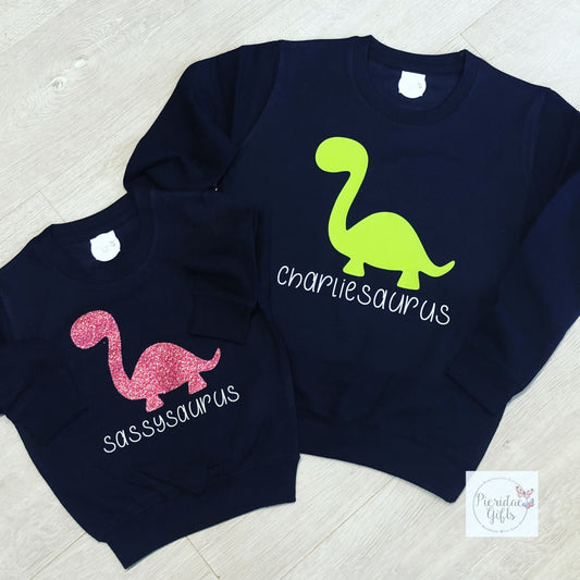 Personalised Dinosaurus Jumper (other colours available)