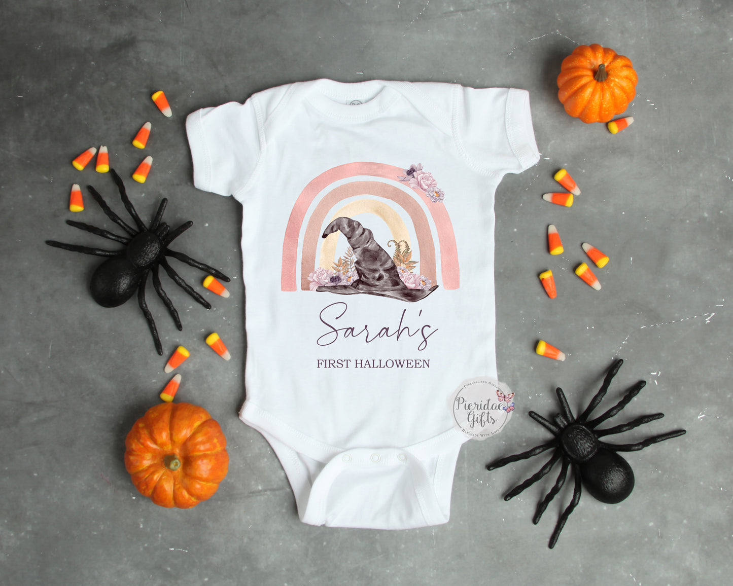 Halloween Rainbow Baby Vest