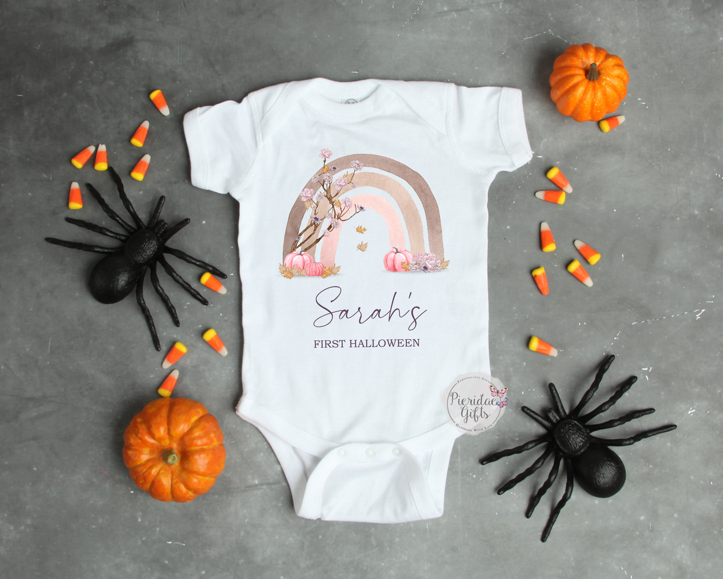Halloween Rainbow Baby Vest
