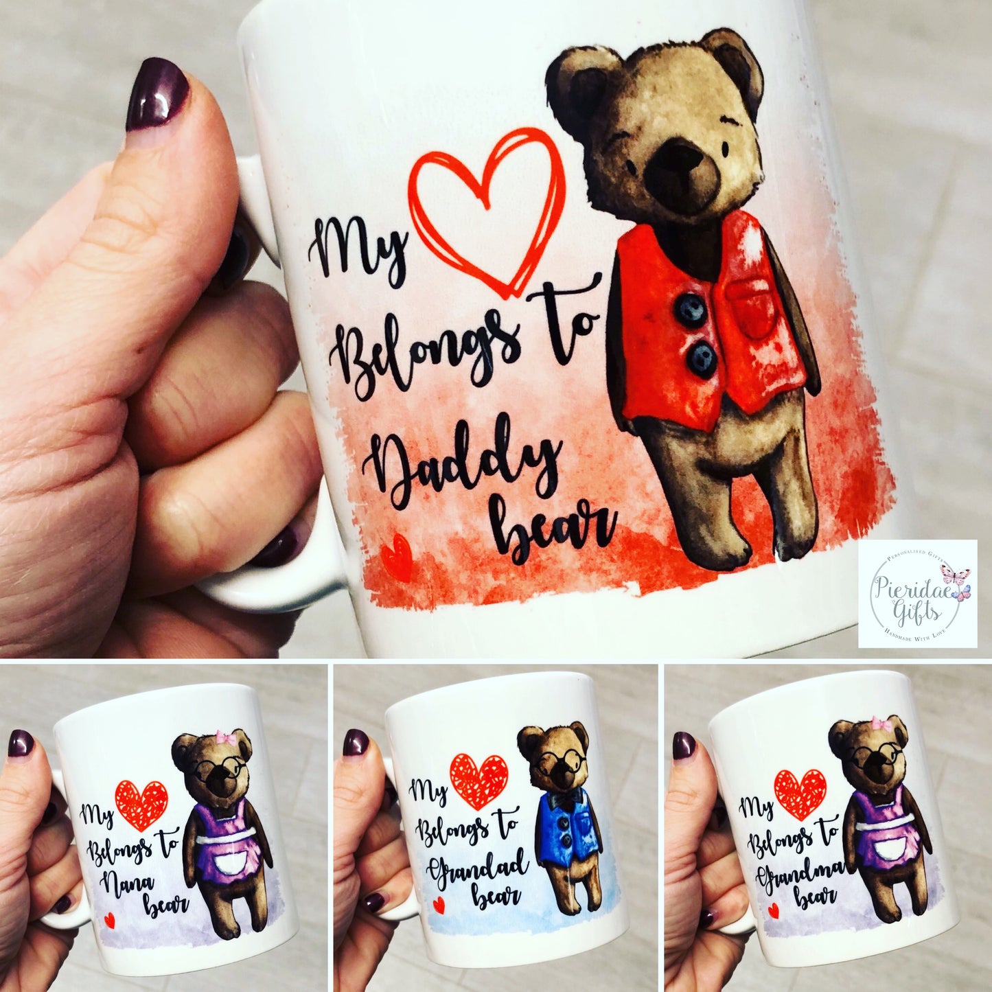 My Heart belongs too... Bear Mug