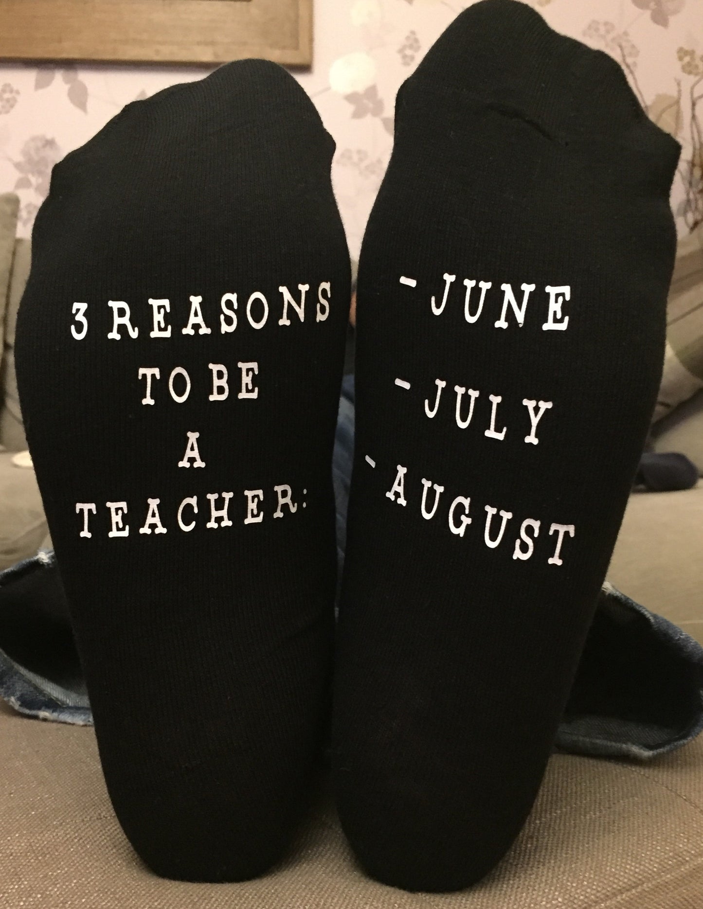 Teacher's Socks - June, July, August