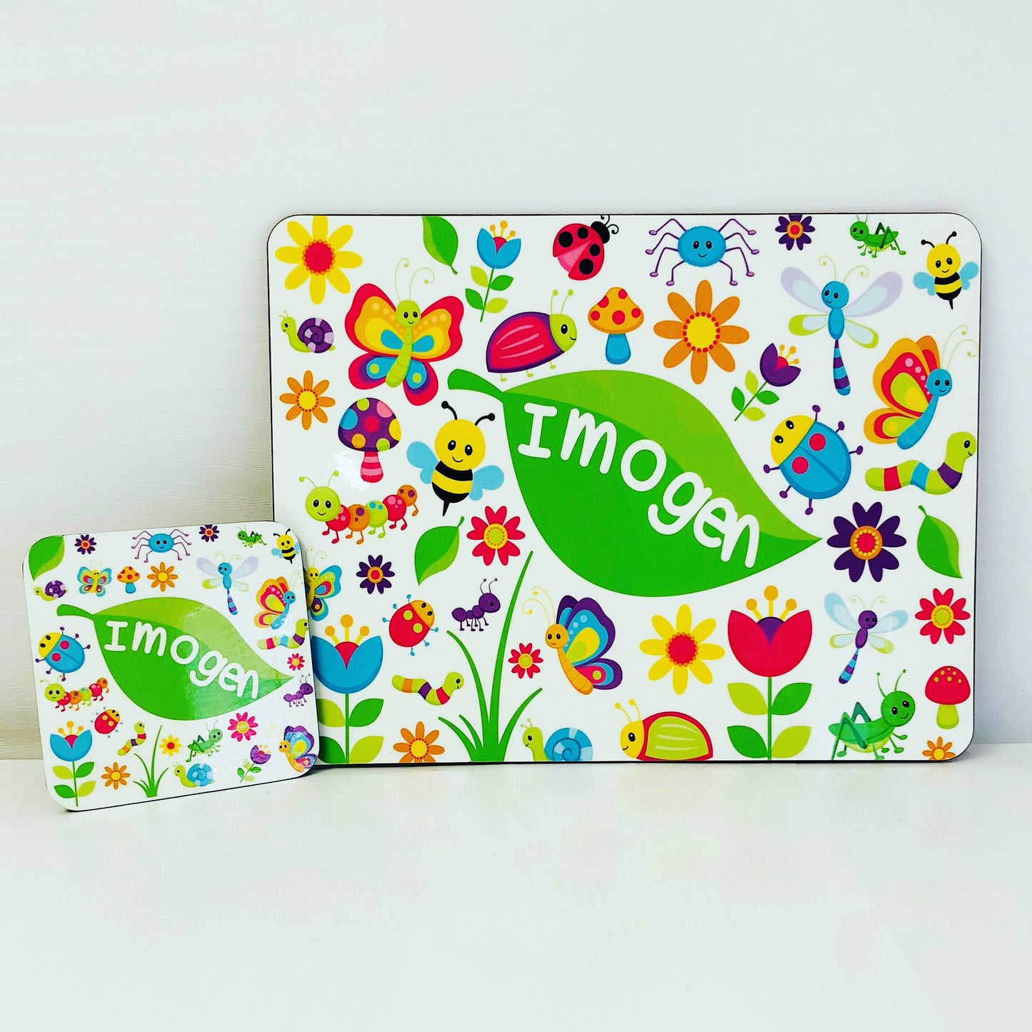 Personalised Children's Placemat and Coaster Set (Other designs available)