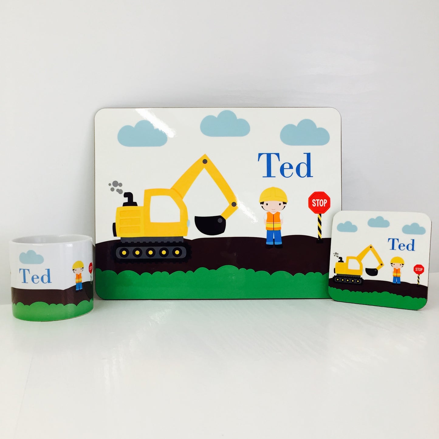 Personalised Children's Placemat Sets (Other designs available)