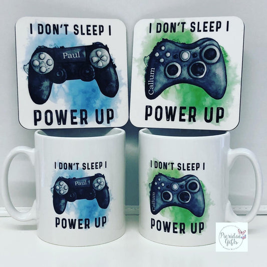 Gamer Addict Mug and Coaster Set