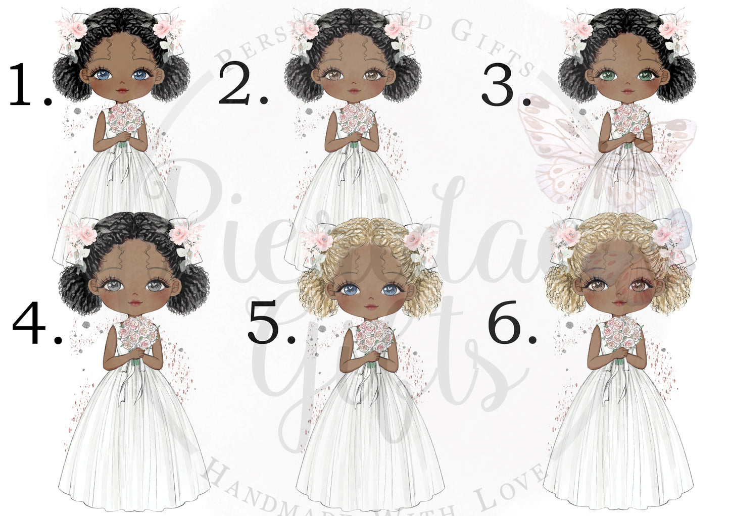 Personalised Flower Girl A5 Note Book