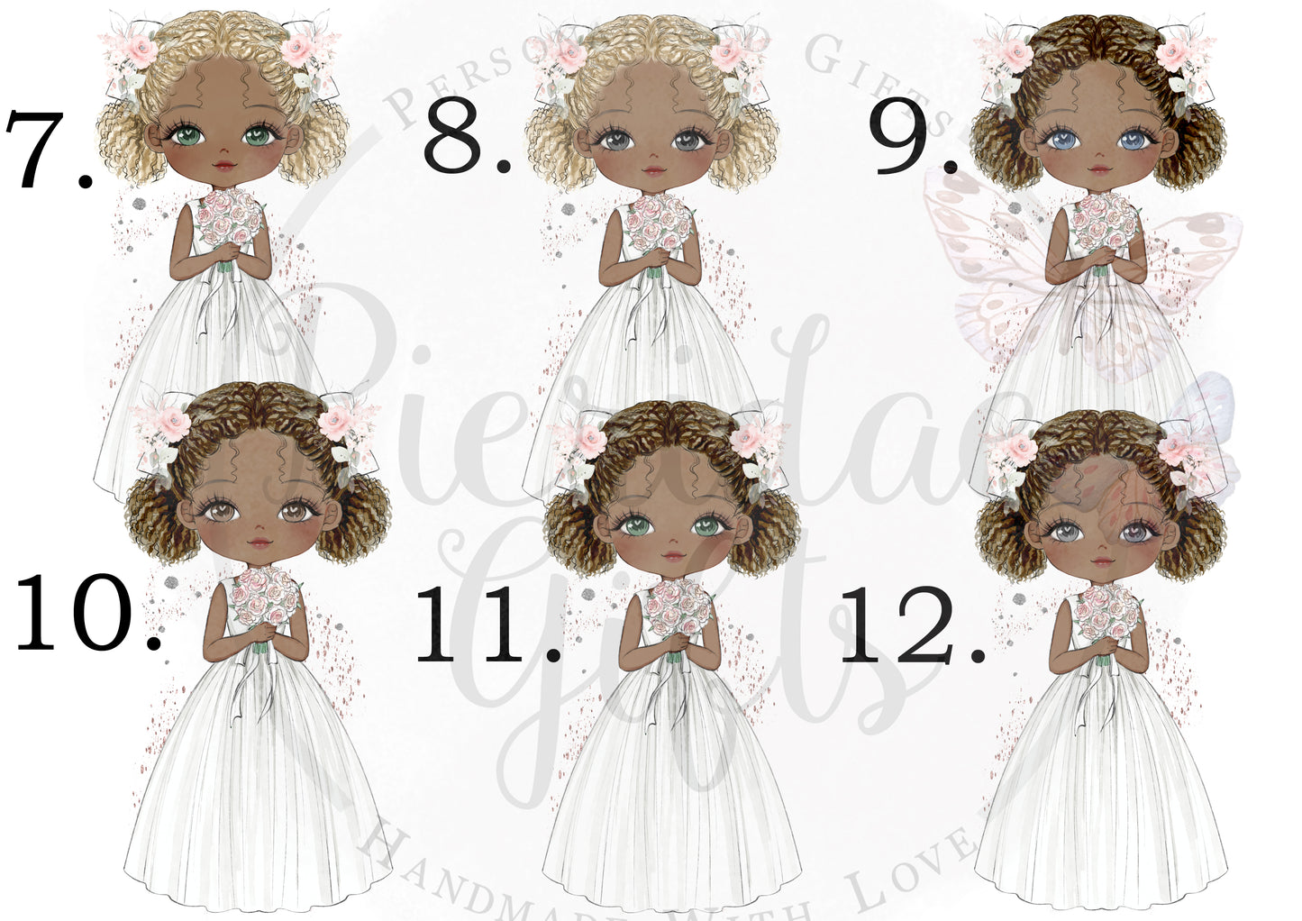 Personalised Flower Girl A5 Note Book
