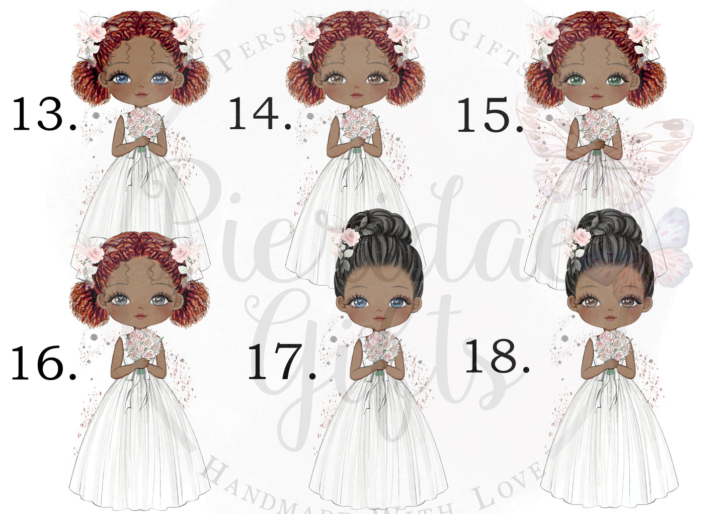 Personalised Flower Girl A5 Note Book