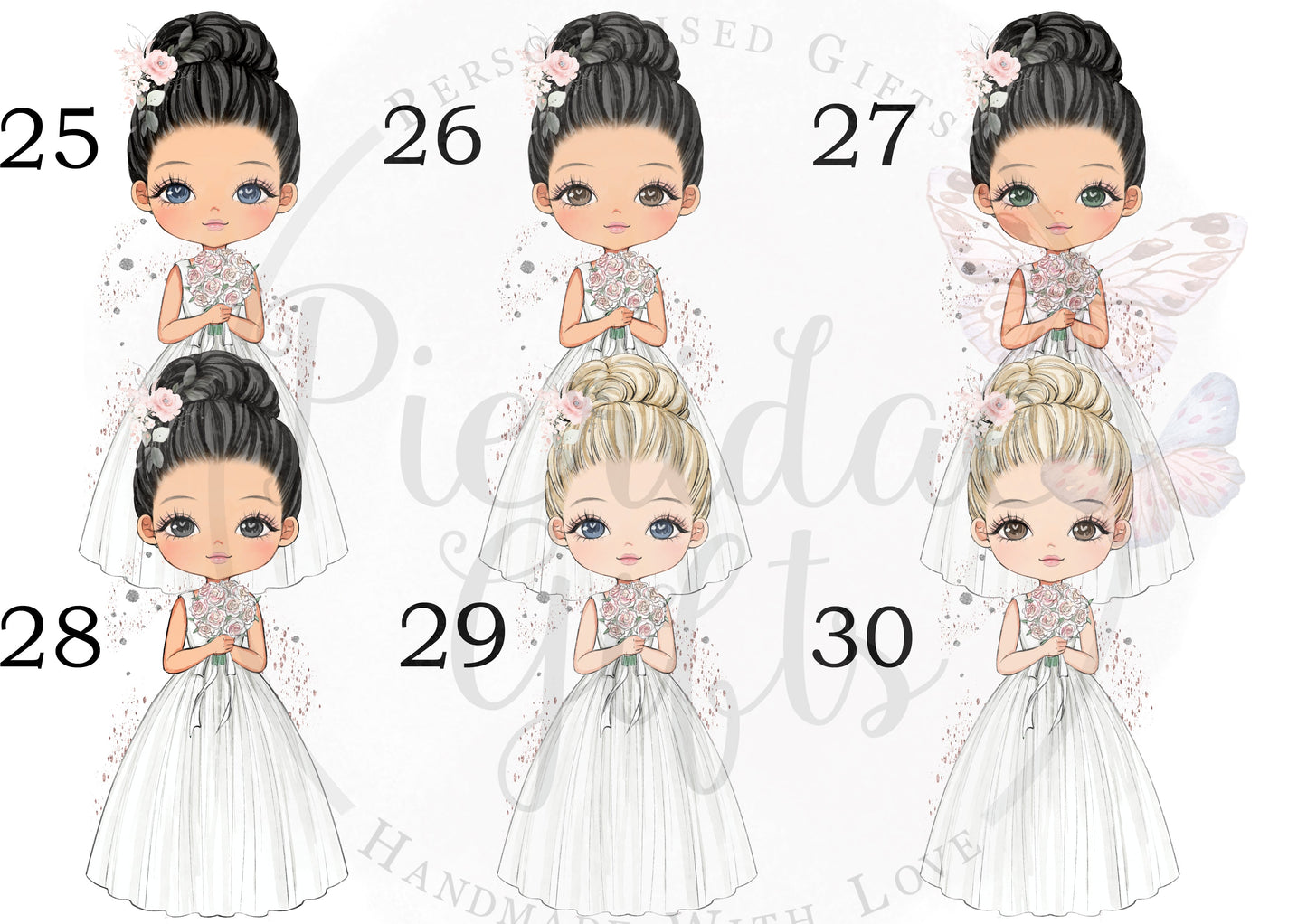 Personalised Flower Girl Bookmark