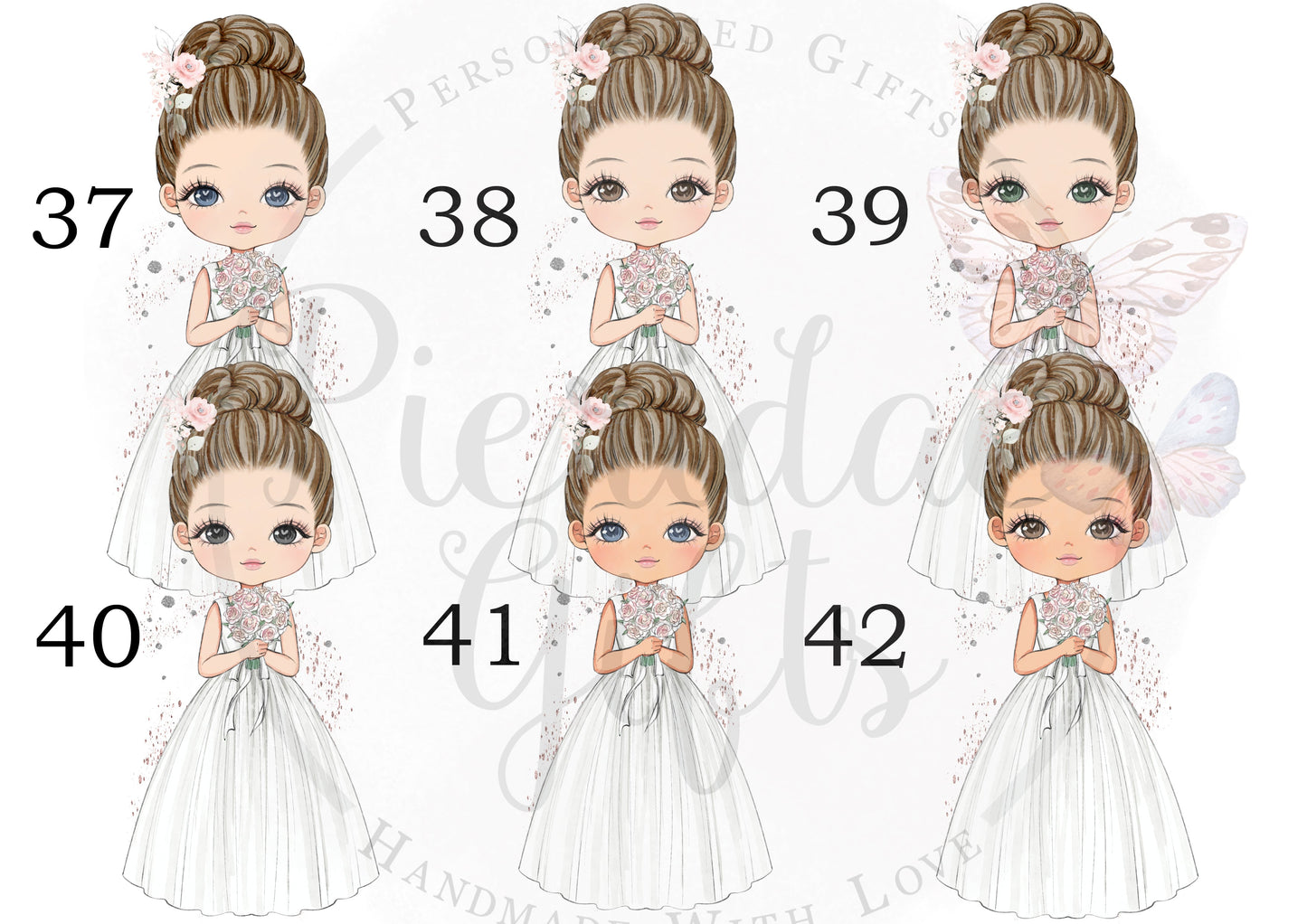 Personalised Flower Girl Bookmark