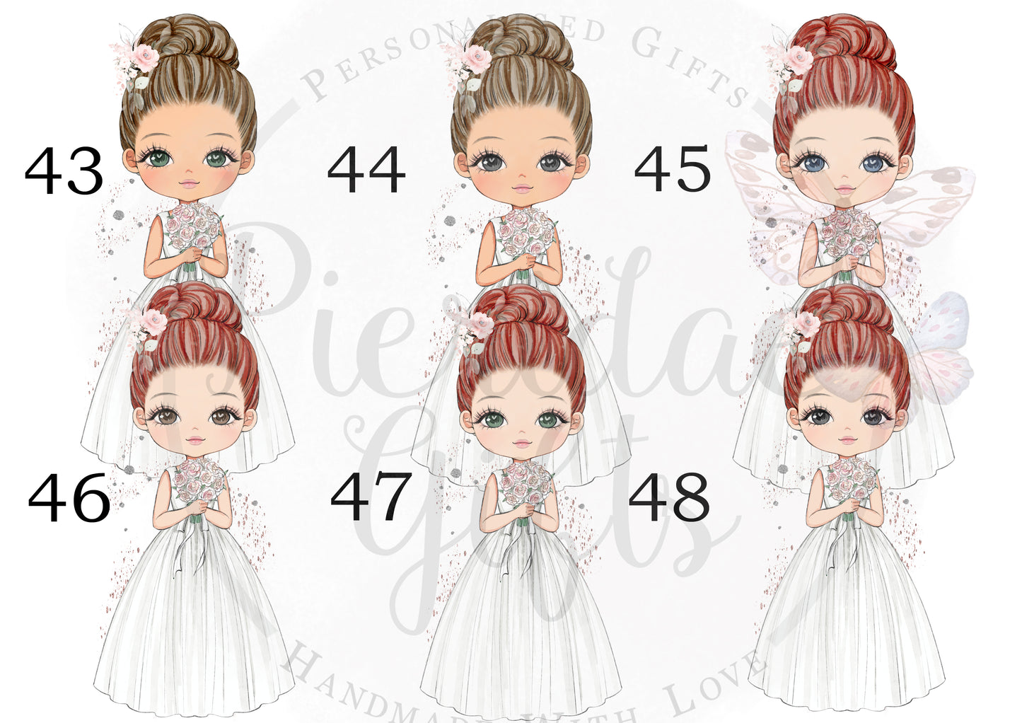 Personalised Flower Girl A5 Note Book