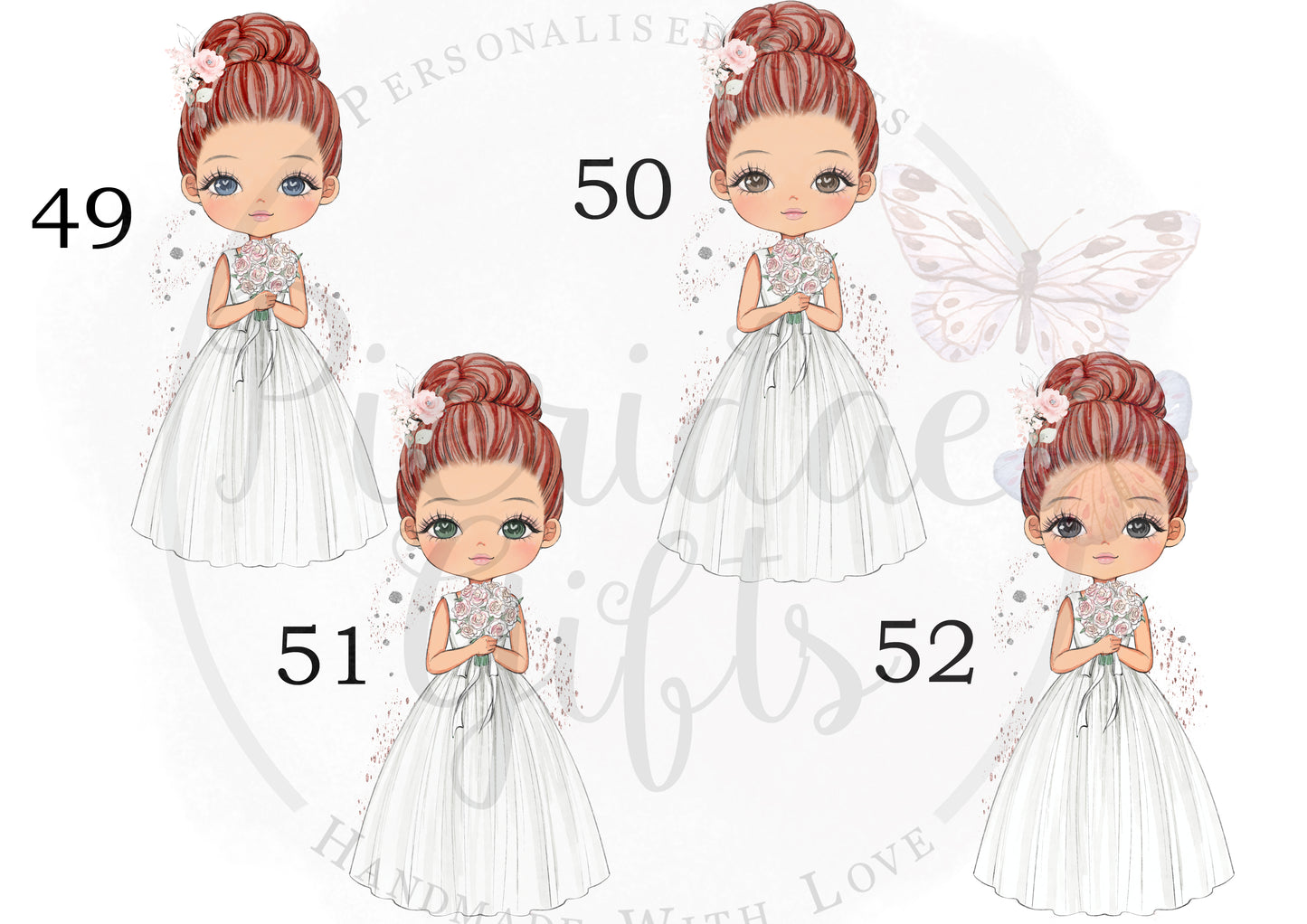 Personalised Flower Girl A5 Note Book