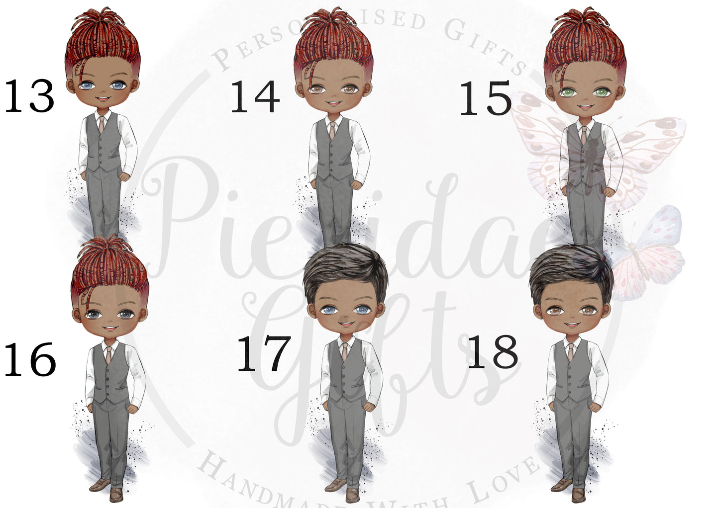 Personalised Page Boy Bookmark