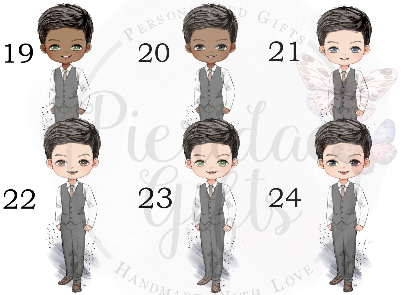 Personalised Page Boy Bookmark