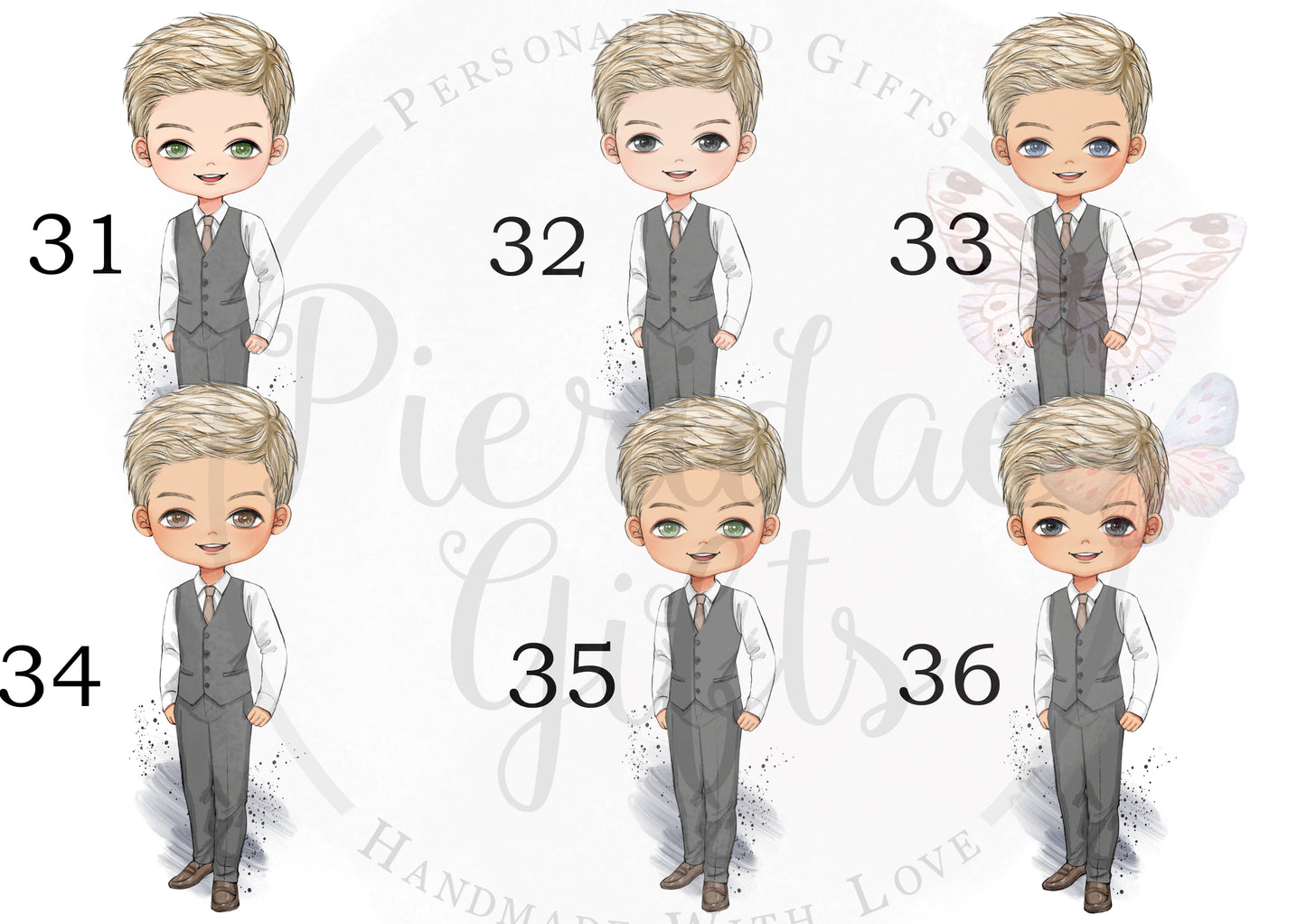 Personalised Page Boy Bookmark