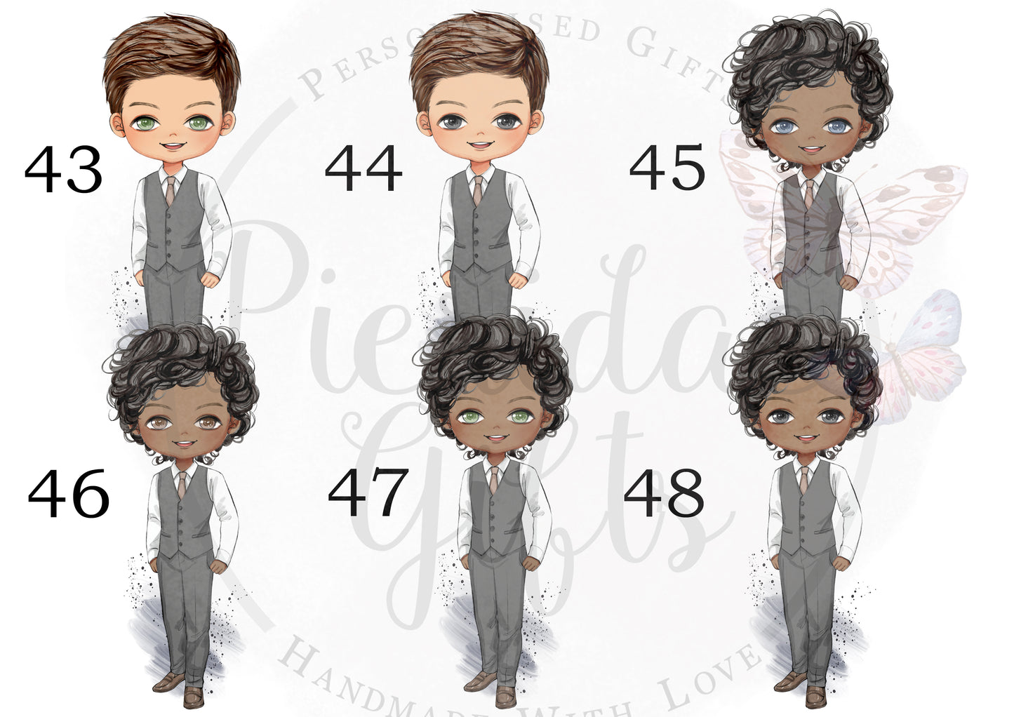 Personalised Page Boy Bookmark