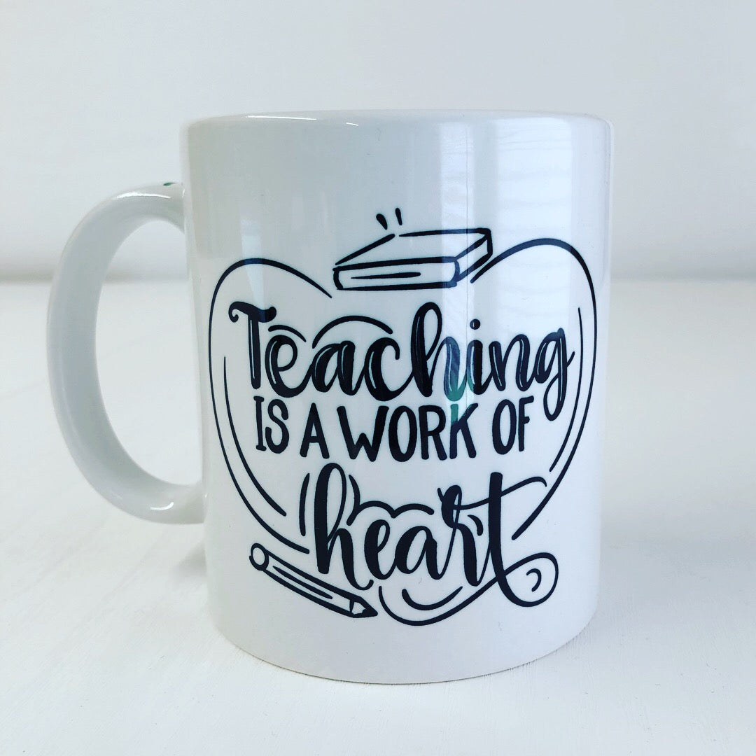 Personalised Thank You inside print Teacher's Mug