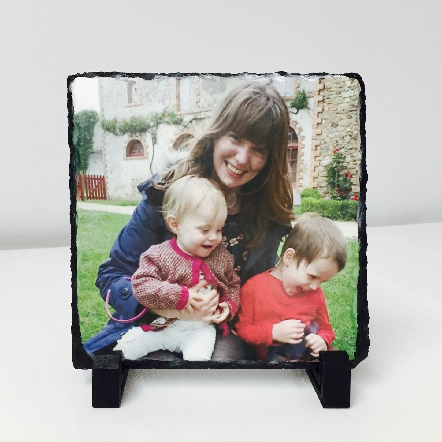 Personalised Photo Rock Slate 15x15 Square Matte