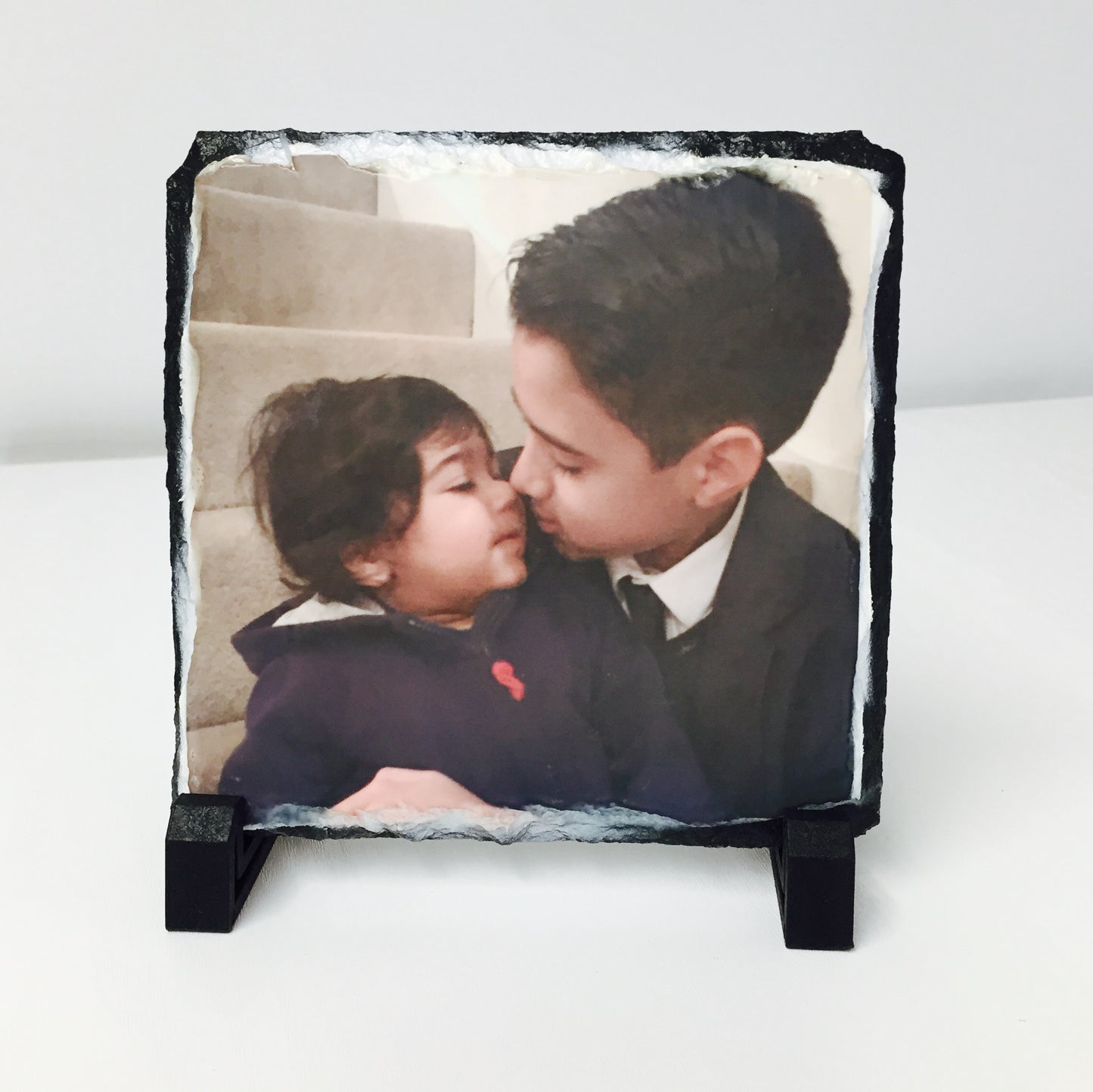 Personalised Photo Rock Slate 15x15 Square Matte