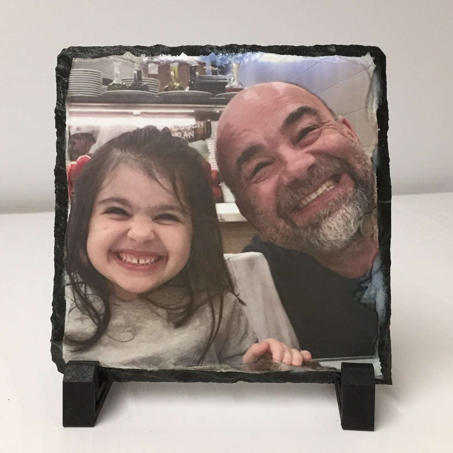 Personalised Photo Rock Slate 15x15 Square Matte