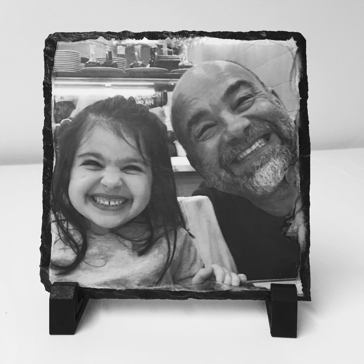 Personalised Photo Rock Slate 15x15 Square Matte