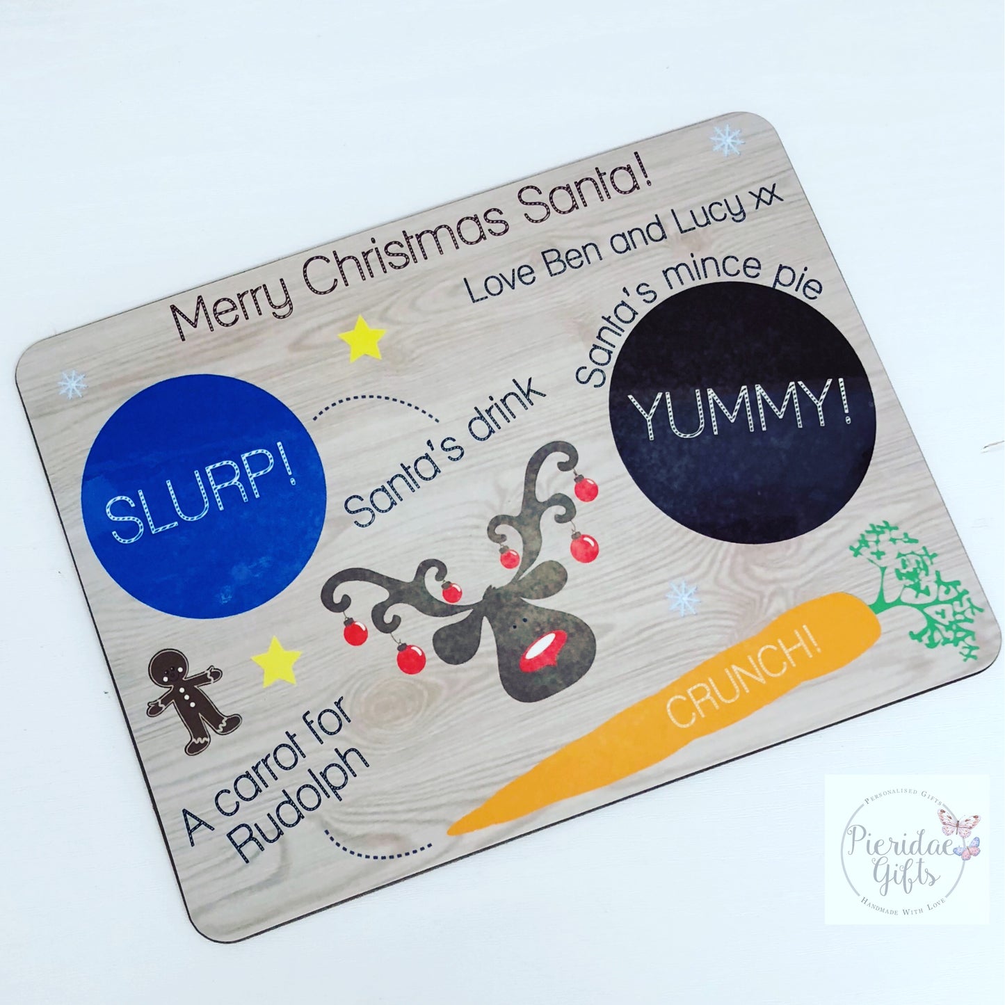 Personalised Christmas Eve Placemat