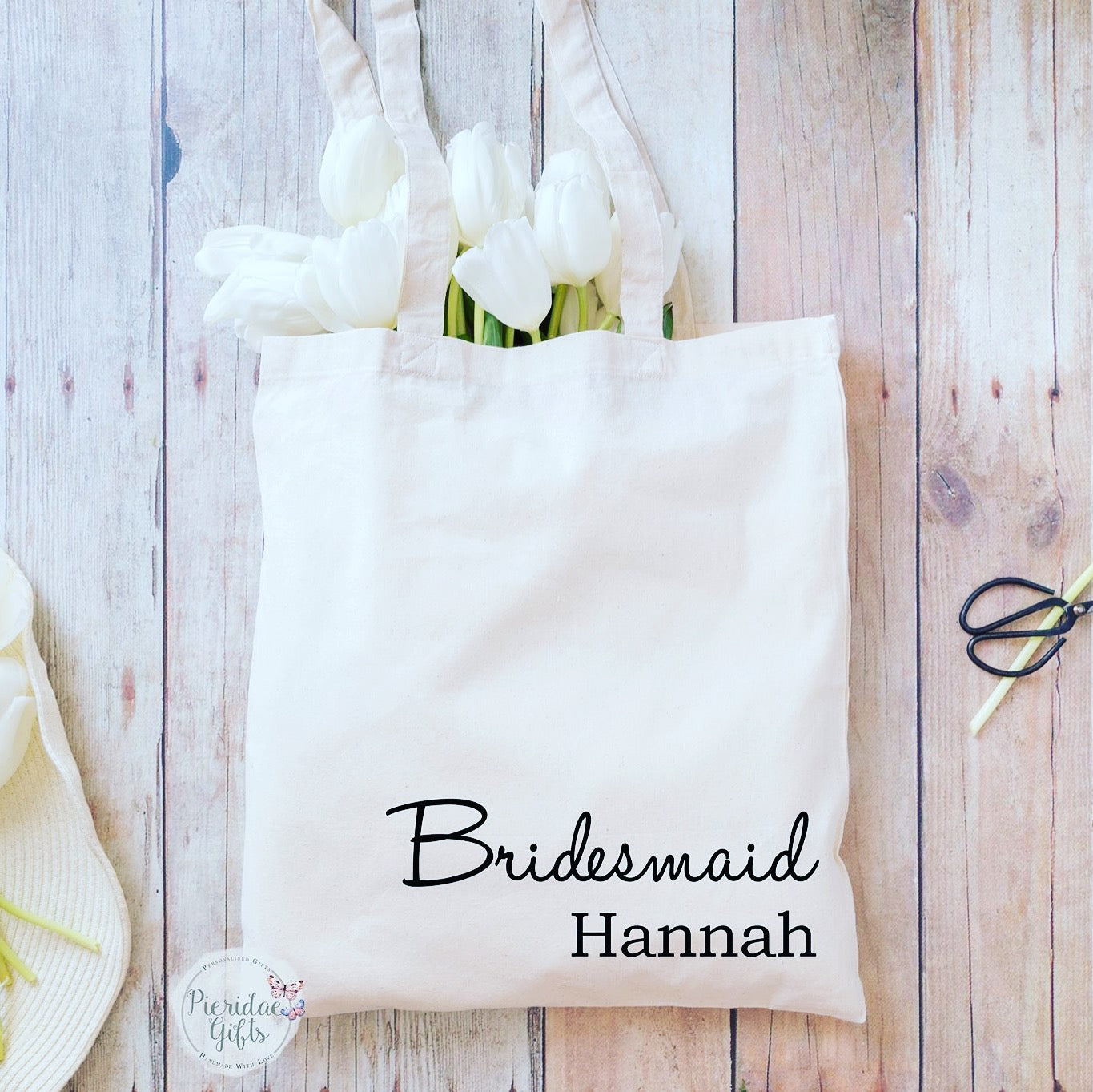 Personalised Wedding Tote Bag (other colours available)