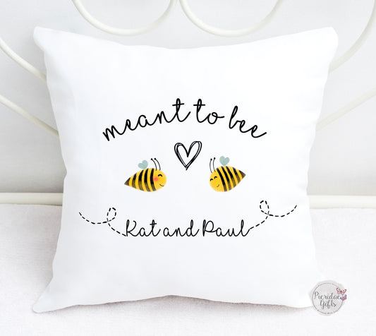Personalised Meant to Bee Cushion