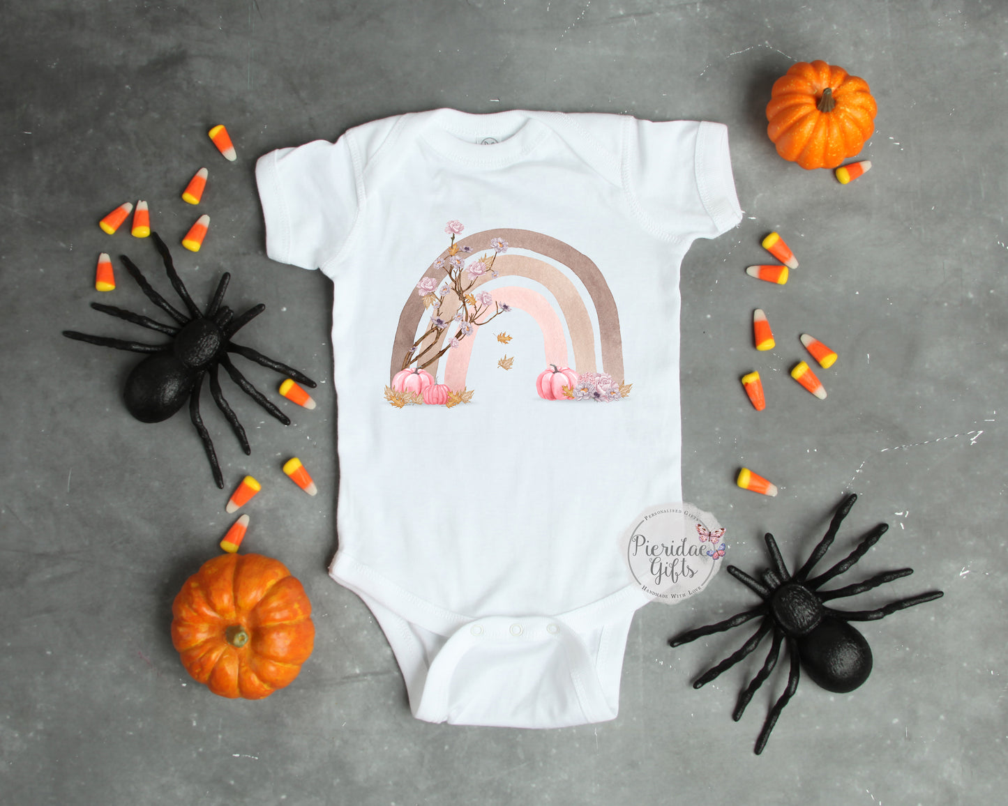 Halloween Rainbow Baby Vest