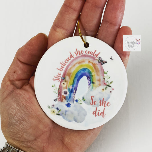 She believed she could so she did Bauble
