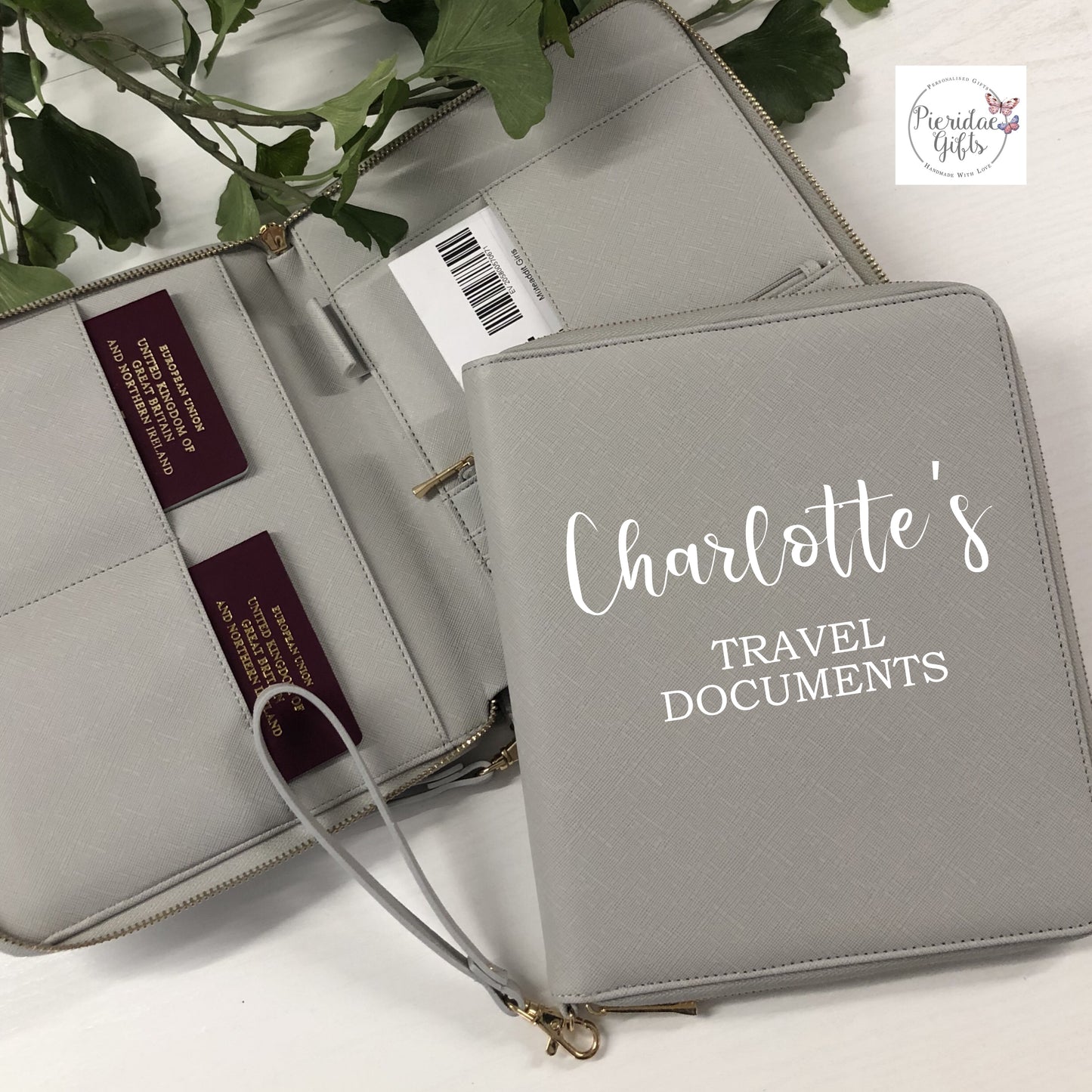 Personalised Boutique Travel Document Holder