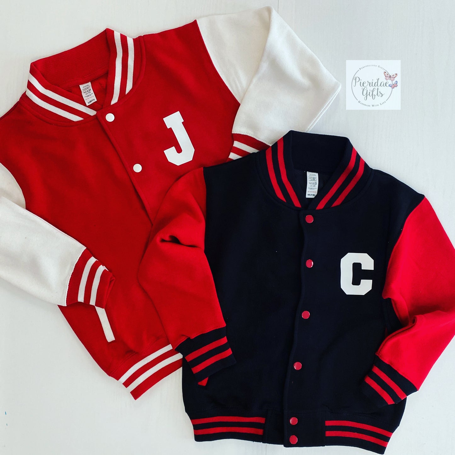 Personalised Kids Varsity Jacket