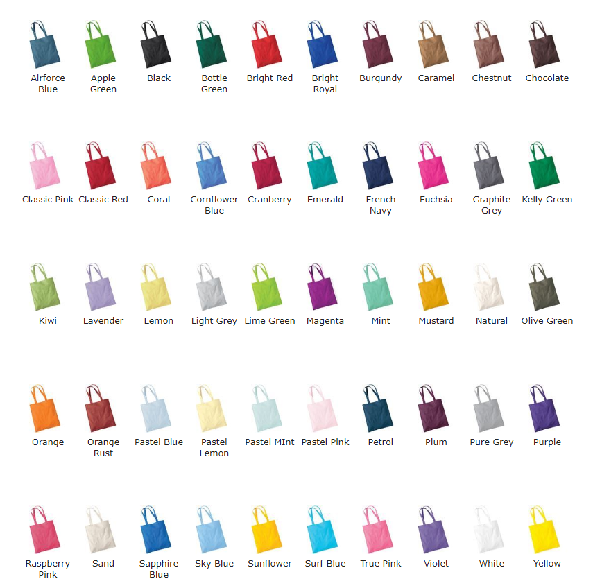 Personalised Wedding Tote Bag (other colours available)