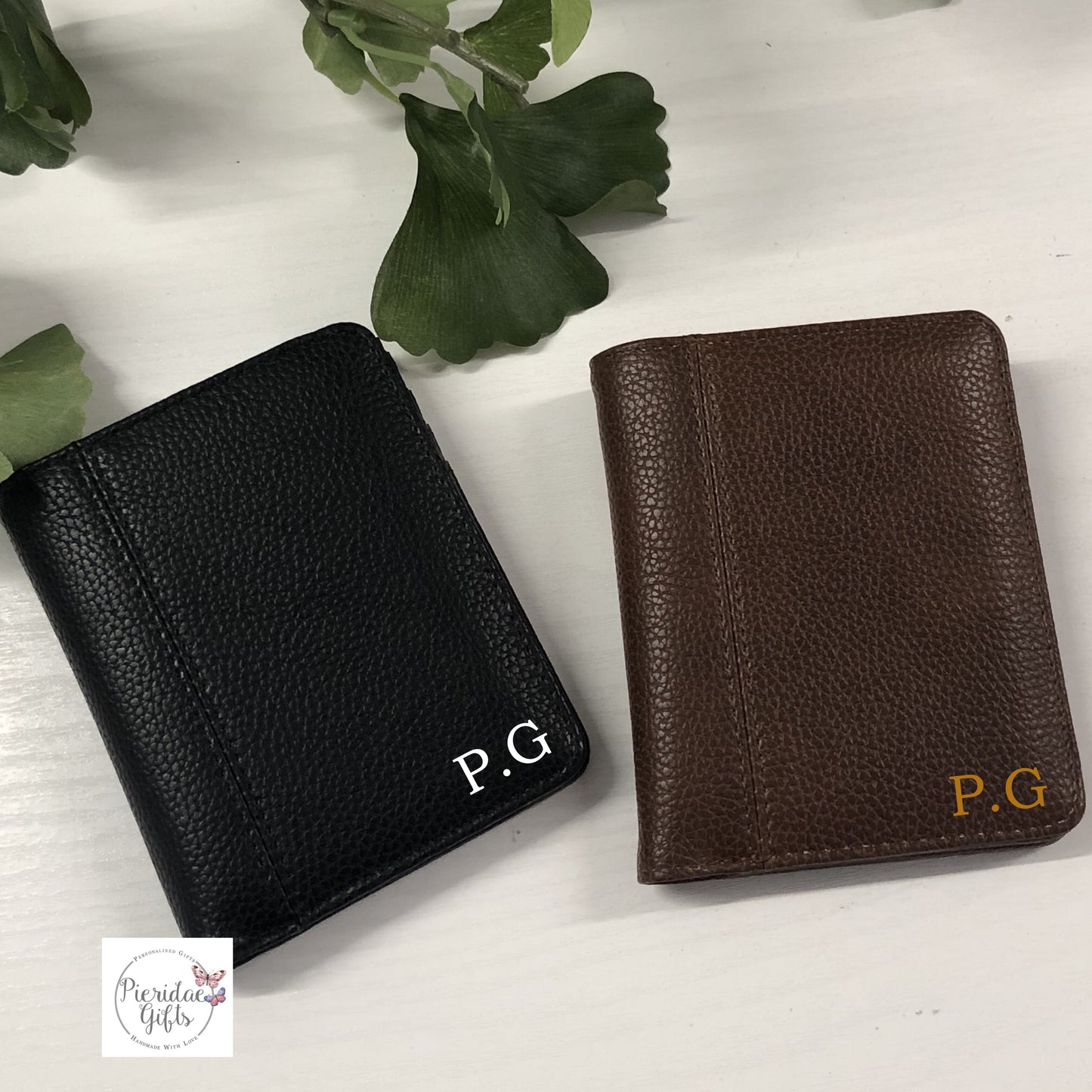Personalised Men's Leather Look Wallet