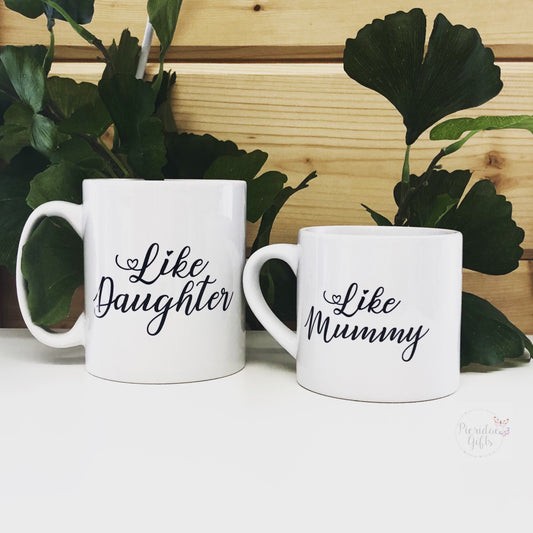 Like Mummy Like Daughter Mug Set