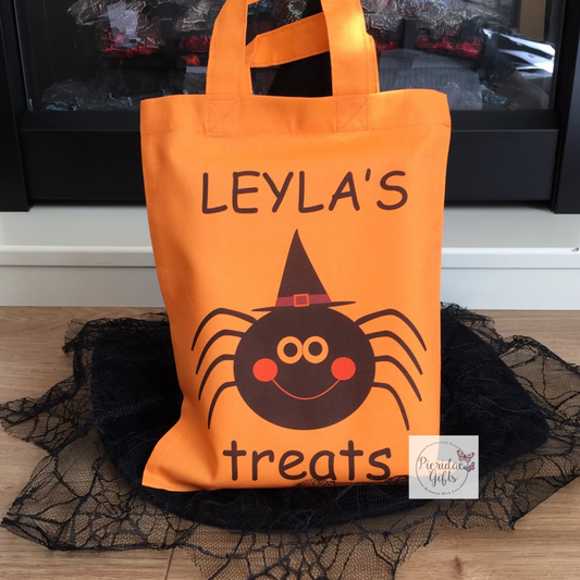 Personalised Halloween Treat Bag