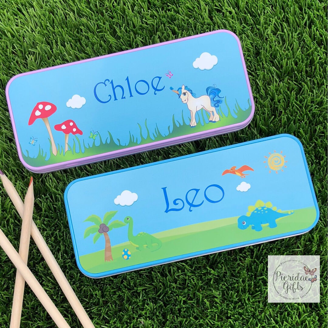Personalised Metal Pencil Tin