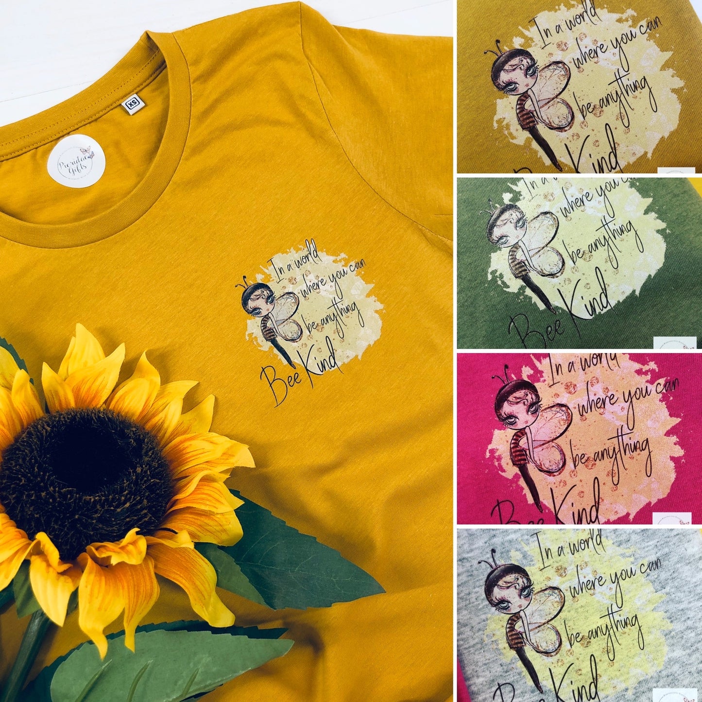 In a world where you can be anything, BEE KIND Child Tee