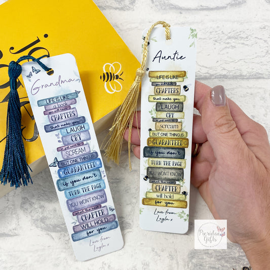 Personalised Affirmation Bookmark with Tassel