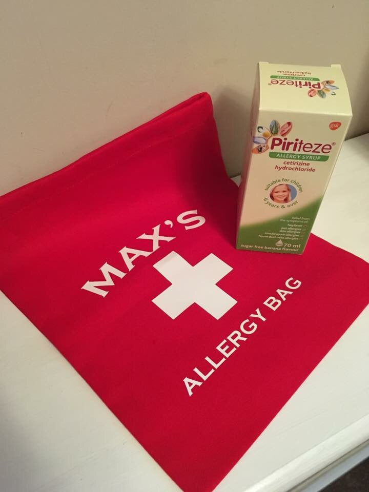 Personalised Allergy Bag