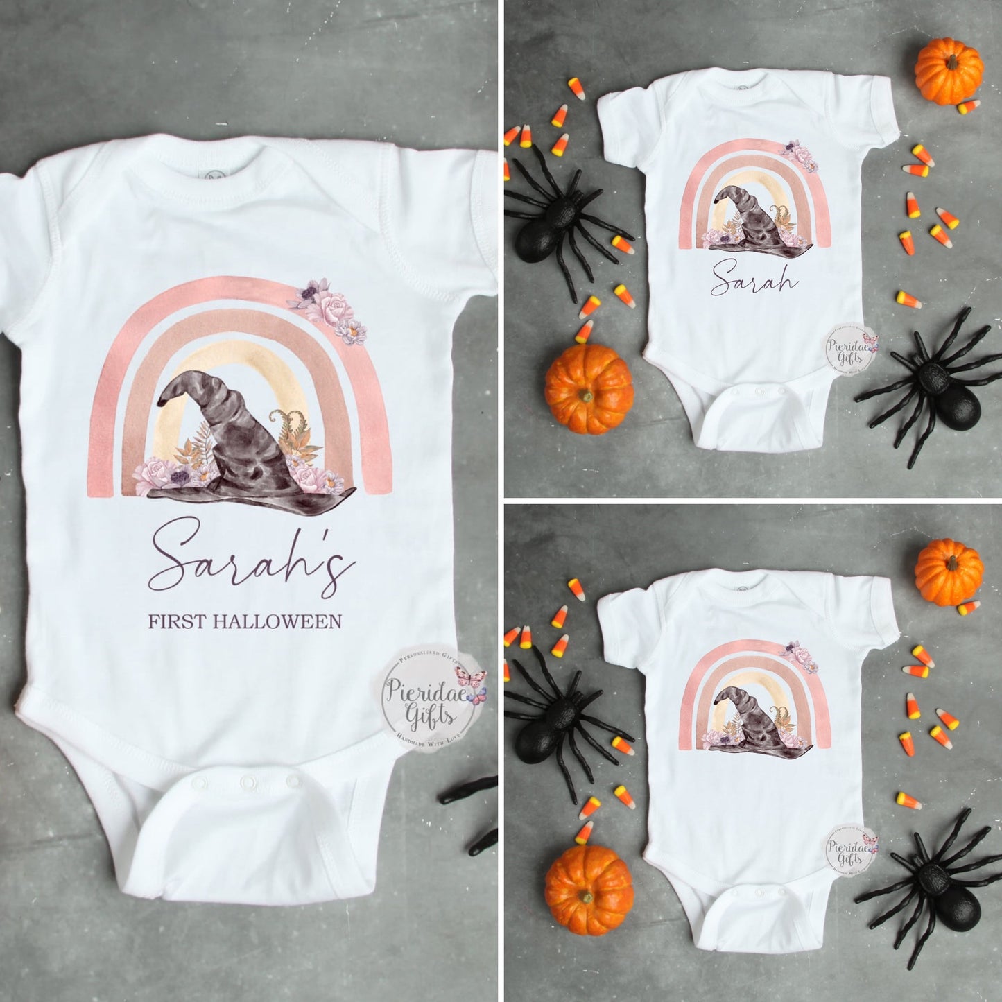 Halloween Rainbow Baby Vest