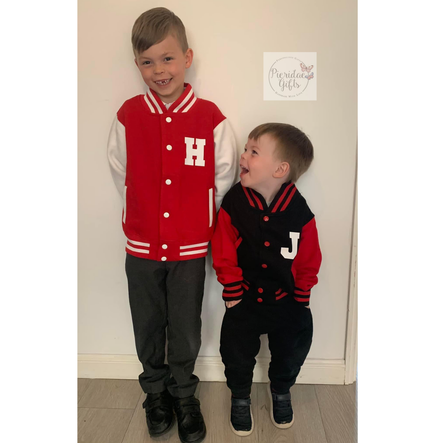 Personalised Kids Varsity Jacket