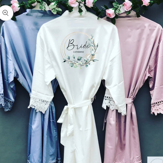 Satin Robe Clearance - PLAIN STOCK