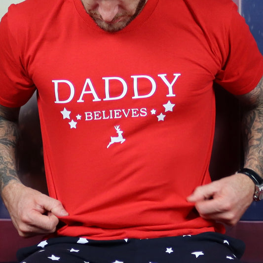 Personalised Christmas Believes Men's PJ