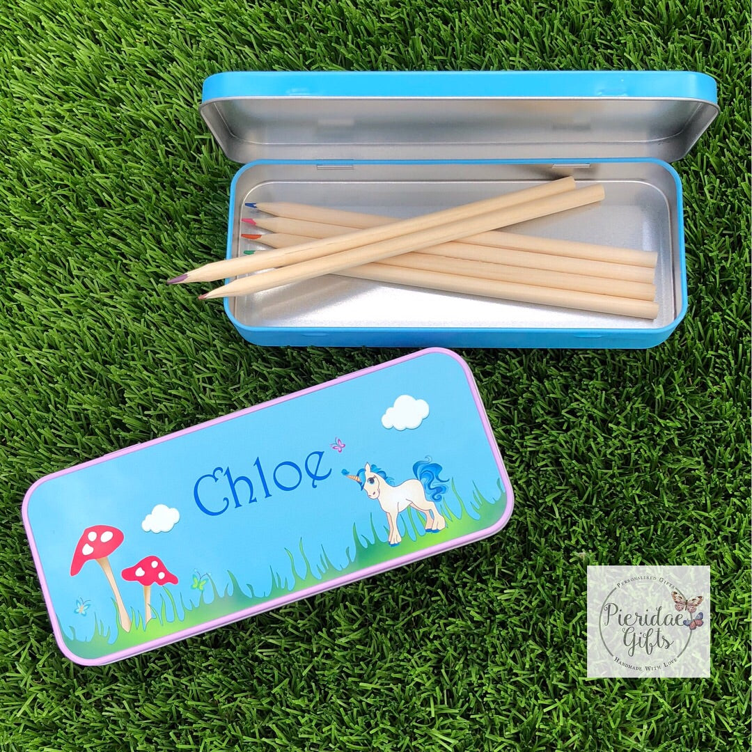 Personalised Metal Pencil Tin