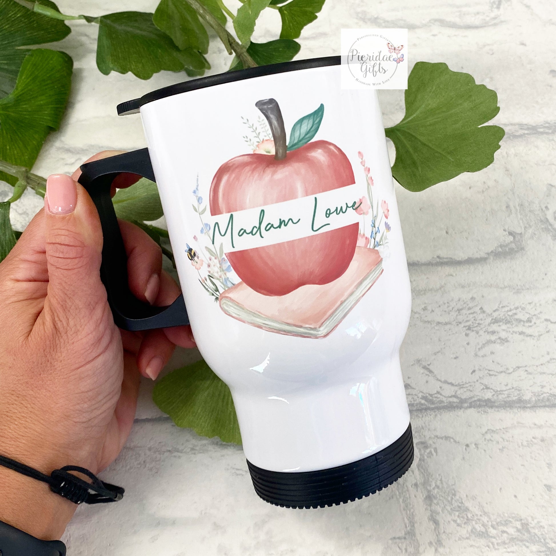 Personalised teachers travel mug gift