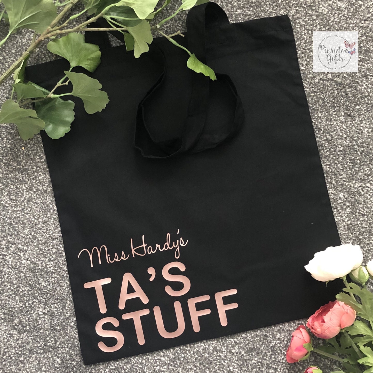 Personalised Teacher Stuff Tote Bag