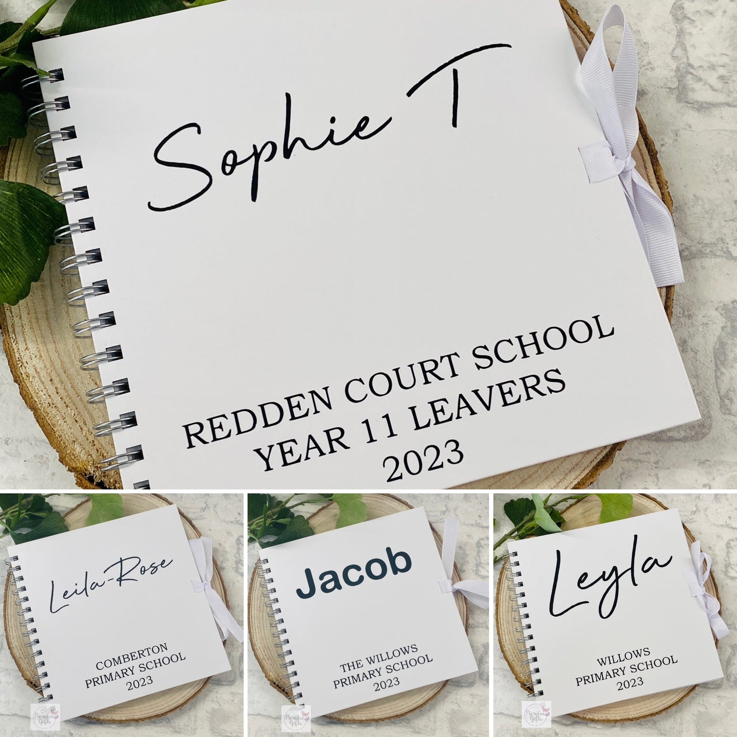Personalised School Leavers Signing Book