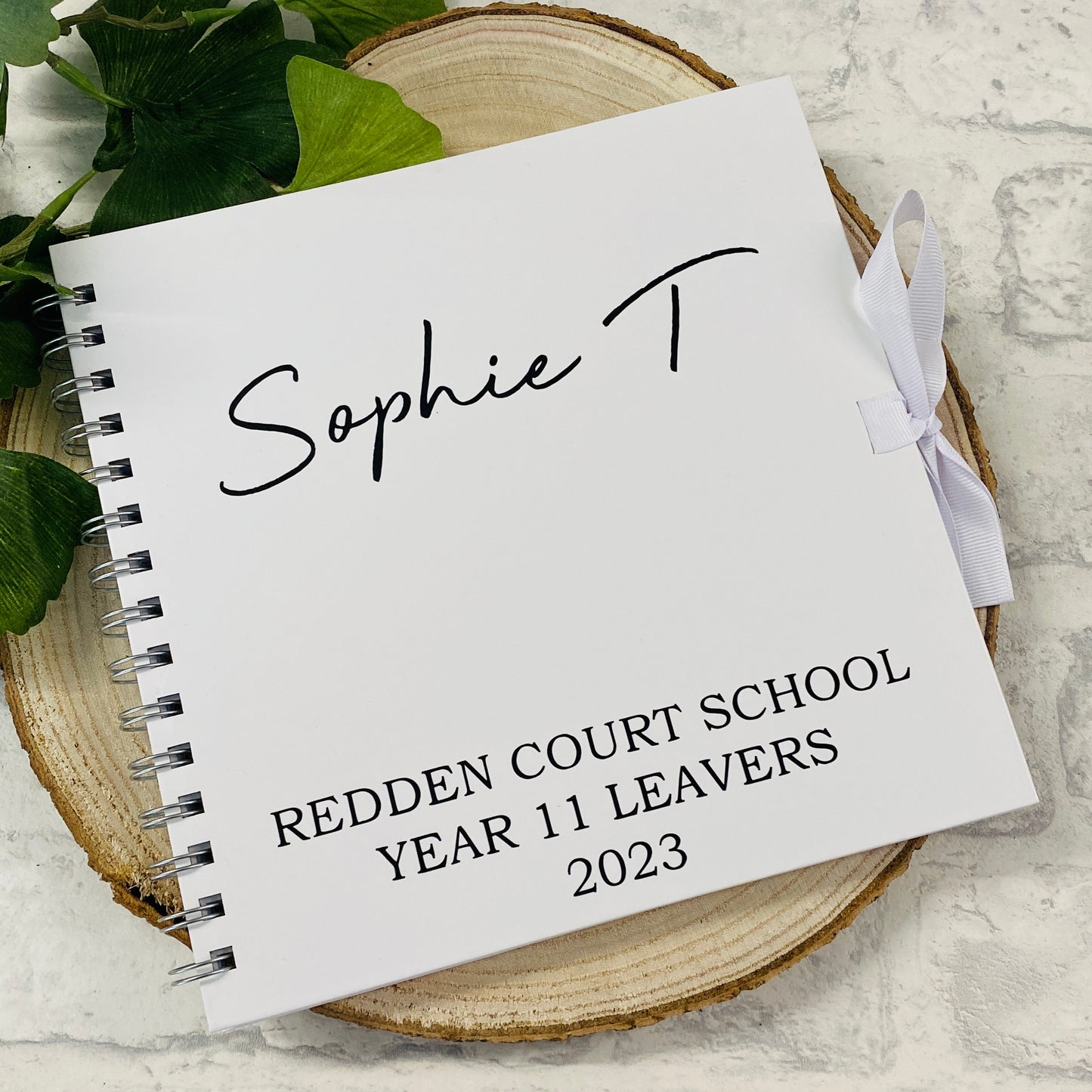 year 11 leaver signing book
